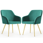 S&ouml;&ouml;gitoa toolide komplekt ESTELLE, 2 tk, roheline/kuldne, 54,5 &times; 83 &times; 58 cm