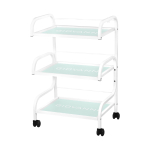 Kosmeetikalaud GIOVANNI 1014, 3 klaasriiulit, Valge, 80,5 &times; 54 &times; 38 cm