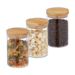 Toidu s&auml;ilituskarbid Relaxdays 10039490.0, 3 tk, 800 ml, &Oslash; 10 &times; 15 cm