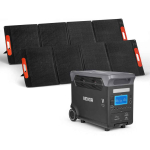 Kaasaskantav elektrijaam VEVOR LW3000, 2 &times; 200 W p&auml;ikesepaneeli, 60,9 &times; 45,7 &times; 29,4 cm