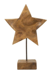 Dekoratiivskulptuur STAR, t&auml;hekujuline, 28 &times; 42 &times; 12 cm