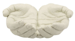 Dekoratiivkauss Mauro Ferretti Hands Stons, 22,7 &times; 7,3 &times; 20 cm