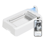 Isepuhastuv kassitualett PETKIT Purobot Crystal Duo with Camera, kaameraga, Valge