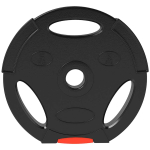 4 kaalutaldriku komplekt Sportnow, must/punane