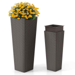 2 poti komplekt, pruun