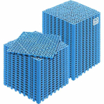 Modulaarsed libisemiskindlad PVC p&otilde;randaplaadid, 30x30 cm, sinised, 50 tk.