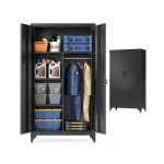 Kapp SONGMICS OMC018BD01, 2 ust, 5 riiulit, 80 &times; 165 &times; 40 cm