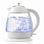 Elektriline veekeetja ETA Crystal Kettle, 1,7 l, L&auml;bipaistev/valge