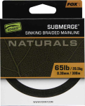 &Otilde;ngen&ouml;&ouml;r Fox Submerge Naturals uppuv Braid, 300 m, 0,38 mm, 65 lb, 29,5 kg