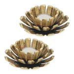 Komplektis 2 k&uuml;&uuml;nlajalga 13,5x6cm., kuldset v&auml;rvi