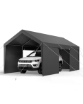 Autovarjualune 10x20 jalga, hall, ukse ja k&uuml;lgseintega, veekindel ja UV-kindel