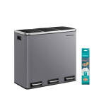 J&auml;&auml;tmete sorteerimise pr&uuml;gikast SONGMICS, 3 &times; 18 l, 61 &times; 55,5 &times; 31,5 cm