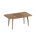 S&ouml;&ouml;gilaud VASAGLE KDT090K01, Pikendatav, 140&ndash;180 cm, Pruun, 85 &times; 76,2 &times; 140&ndash;180 cm