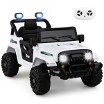 Laste elektriauto 99x62x62cm, valge/must v&auml;rv