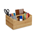 Kirjutusvahendite organiseerija 12x25x18 cm., helepruuni v&auml;rvi