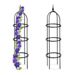 Komplektis 2 aiagrilli "Tower" 100x25cm., must v&auml;rv
