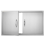 Grilluks, 915x533 mm, topelt, roostevabast terasest, s&uuml;vistatud, v&auml;lik&ouml;&ouml;gile