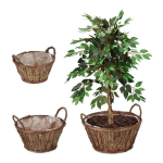 Lillepottide komplekt Relaxdays, 3 tk