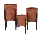 Lillealuste komplekt Mauro Ferretti Milly, 3 tk, &Oslash; 36 &times; 56,5 cm, &Oslash; 30 &times; 48,5 cm, &Oslash; 24 &times; 37,5 cm