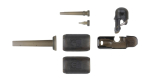 Rakendusklambrid Fox Edges Naturals Heli-Clip, 3 tk