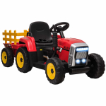 Laste elektritraktor Homcom 136,5x50x52,5cm, erinevates v&auml;rvitoonides
