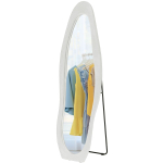 Seisev peegel Homcom 50x38x160cm, valge/must v&auml;rv