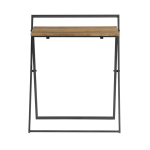 Kokkupandav kirjutuslaud 63x45x77cm., must/pruun v&auml;rv