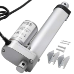 12 V lineaarajam, 101,6 mm k&auml;ik, 15 mm/s, 1000 N, IP54, kinnitusklamber