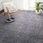 Pl&uuml;&uuml;sist vaip 2,74x3,66 m, sinakashall, libisemiskindel aluspind
