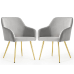 S&ouml;&ouml;gitoa toolid ESTELLE, 2 tk, hallid/kuldsed, 54,5 &times; 83 &times; 58 cm