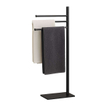 K&auml;ter&auml;tikuivati Relaxdays, 3 reguleeritavat latti, Must, 14 &times; 83 &times; 33,5 cm