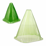 Taimede katted Relaxdays 10041429, 10 tk, Rohelised, 22 &times; 19 &times; 19 cm