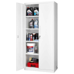 Hoiukapp VEVOR W124P2507010-1, 5 tasandit, 2 ust, Valge, 80 &times; 40 &times; 175 cm