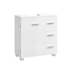 Valamukapp VASAGLE, 3 sahtlit, 2 sektsiooni, Valge, 60 &times; 64 &times; 30 cm