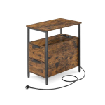 Abilaud laadimisjaamaga 60x35x61cm, must/pruun