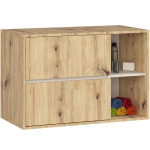 Vannitoakapp AKORD VAMI W90, 2 sahtlit, pruun ja beež, 90 &times; 60 &times; 45,5 cm