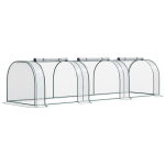 Kaartunnelkasvuhoone Aosom 845-234V01, &Uuml;lesrullitavad uksed, 350 &times; 80 &times; 100 cm