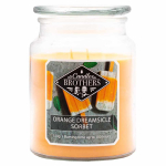 L&otilde;hnak&uuml;&uuml;nal Candle Brothers, &bdquo;Orange Dreamsicle Sorbet&ldquo;, &Oslash; 10 &times; 15 cm