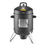 S&uuml;si-suitsuahi VEVOR KY8516, vertikaalne, 2 grillresti, 52 &times; 54 &times; 82 cm