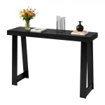 Konsoollaud VEVOR ZH616, 2 tasandit, Must, 118 &times; 81 &times; 30,5 cm