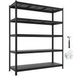 Laoriiul VEVOR SS5920HA, 5 riiulitasandit, 151,1 &times; 181,3 &times; 52,2 cm