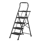 Kokkupandav redel SONGMICS, 2 astet, 84 &times; 45,5 &times; 145,2 cm