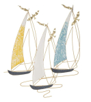 Dekoratiivne seinapaneel Mauro Ferretti Vela Color, 78,7 &times; 97,8 &times; 3,8 cm