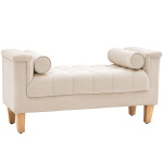 Pehme pink Homcom 115x44x58cm, liivakarva/heledalt pruun