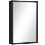 Vannitoakapike peegliga Kleankin 40x12x60cm, musta v&auml;rvi