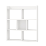 Seisev riiul 80x20x90cm, valge v&auml;rv