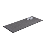 Uksematt 80x200 cm., must/tumehall