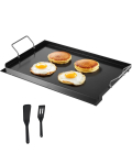 S&uuml;sinikterasest ristk&uuml;likukujuline grillpann, 24x16 tolli, kaasaskantav grill