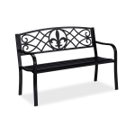 Aiapink Relaxdays 10030920.0, 2 inimesele, Must, 127 &times; 86 &times; 60 cm