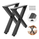 Lauajalad VEVOR HXZTXX28-31, 2 tk, Must, 79 &times; 75 &times; 12 cm